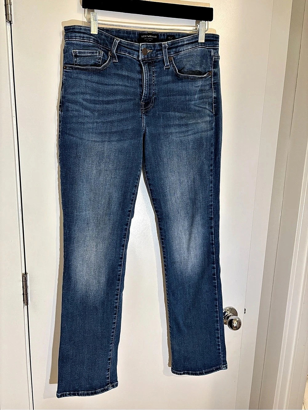 Lucky Brand Sienna Slim Boyfriend Jeans Straight Leg Jeans in Blue Waist 31 Size